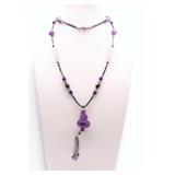 mRm Gallery Piece: Natural Amethyst & Hematite