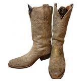 Lucchese Tan Goat Leather Boots Sz10D