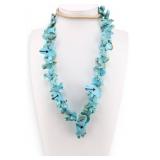 Turquoise-Style Fetish Totem Necklace