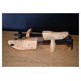Pair of Wood and Metal Shoe Stretchers