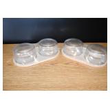 Pair of New Hordourves/Cheese Ball Holders
