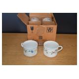 Set of 8 Farberware English Garden Mugs