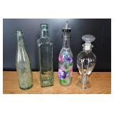 Avon Bottle, Oil Bottle, Sold Bottle, Square Botte