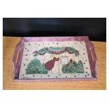 Catch A Star Cafe Wood Serving Tray