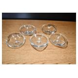 Set of 5 Quattro Stagioni Glass Dipping Bowls