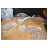 Large Plastic Serving/Party Dishes