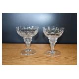 Pair of Mast Tricht Royal Leerdam Crystal Glasses