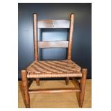 Vtg Child's Kane Chair