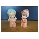 Norleans Ceramic Pryaing Figurines