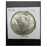 1923 Peace Silver Dollar Coin