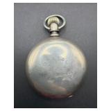 Silver Full Hunter Pocket Watch