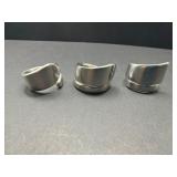 Three Silver Rings