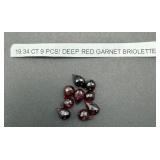 19.34 Ct Garnet Briolettes