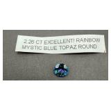 2.26 Ct Mystic Blue Topaz Gemstone