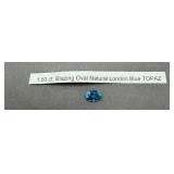 1.50 Ct Natural London Blue Topaz