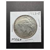 1923 Peace Silver Dollar Coin