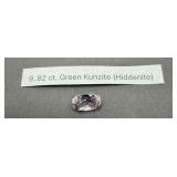 9.82 Ct Green Kunzite Gemstone