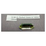 12.96 Ct Green & Yellow Citrine