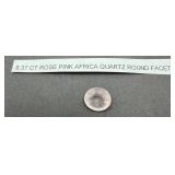 8.37 Ct Rose Pink Quartz Gemstone