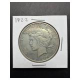 1922 Peace Silver Dollar Coin
