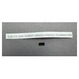 0.60 ct Green Africa Tourmaline