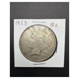 1923 Peace Silver Dollar Coin