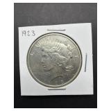 1923 Peace Silver Dollar Coin