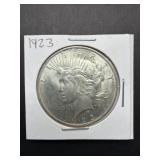 1923 Peace Silver Dollar Coin