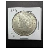 1923 Peace Silver Dollar Coin
