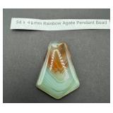 Rainbow Agate Pendant Bead