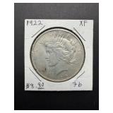 1922 Peace Silver Dollar Coin
