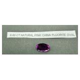 6.60 Ct Natural Pink Fluorite