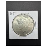 1922 Liberty Peace Silver Dollar