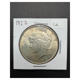 1922 Peace Silver Dollar