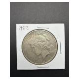 1922 Peace Silver Dollar Coin