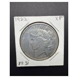 1922 Peace Silver Dollar XF