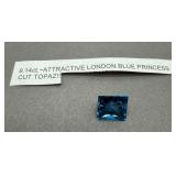 9.14ct London Blue Topaz Gemstone