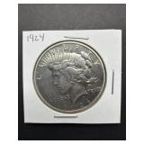 1924 Silver Peace Dollar