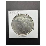1922 Silver Peace Dollar Coin