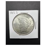 1923 Silver Peace Dollar Coin