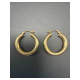 10k Gold Hoop Earrings