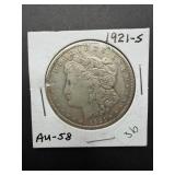 1921-S Morgan Silver Dollar