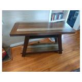 Cedar Creek Brown Sofa Table- Read Details