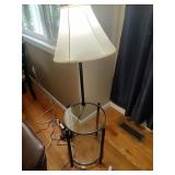 Side Table with Built In Lamp