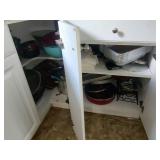Pots and Pans in Lower Cabinets - Read Details