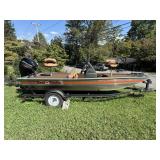2018 Bass Tracker 40th Anniversary 16' Boat