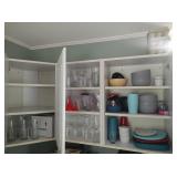 Contents of Upper Cabinets in Corner -Read Details
