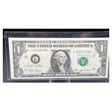 2003 US $1 Dollar Green Seal ï¿½ L Serial