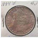1884-O Morgan Silver Dollar BU