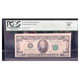 1990 $20 Federal Reserve Error Note